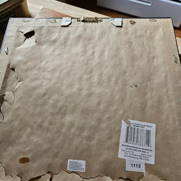 framed art print multicolor flowers floral wall art gold framed  signedAudit. - Picture 7 of 7